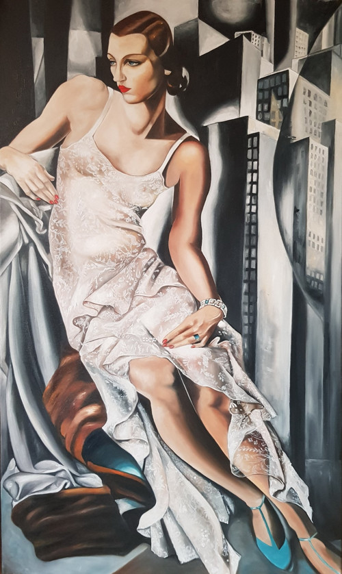 Portrait de Madame Allan Bott - 120x70cm -Lempicka
