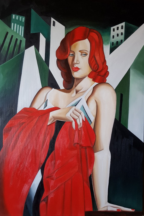 Red Hair - Zrzka - Tamara Lempicka