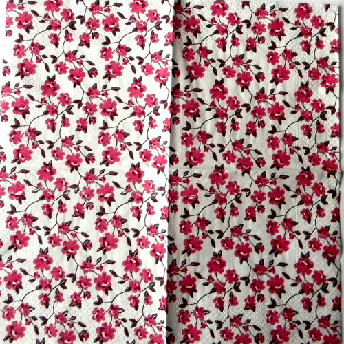 Kvítky - ubrousek 25cm x 25cm — foto 1
