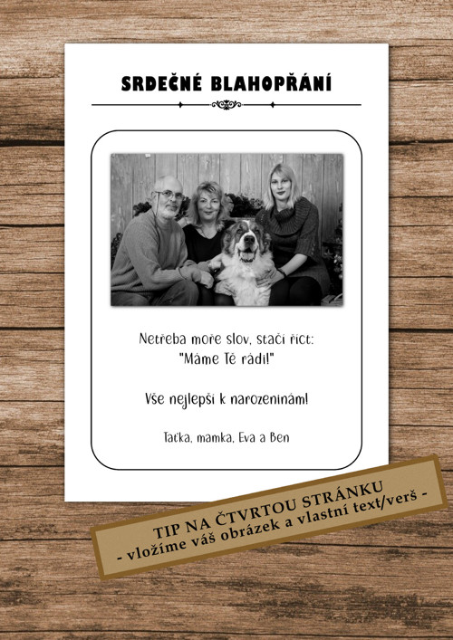 Čtvrtá stránka do Narozeninových novin, PDF