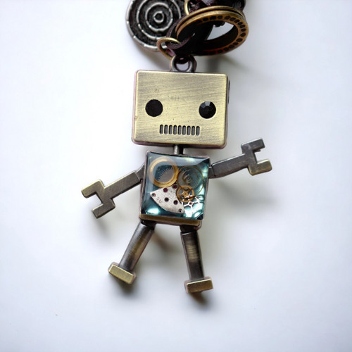 Robot - klíčenka — foto 1
