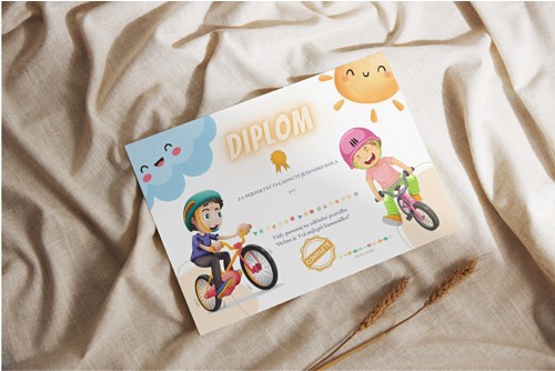 Diplom - pro malé cyklisty