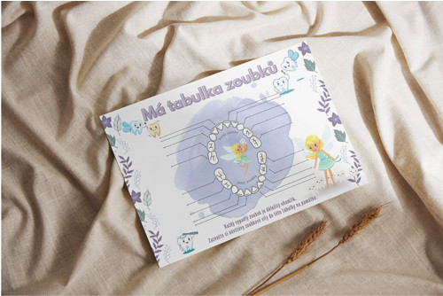 Má tabulka zoubků - bílá — foto 1