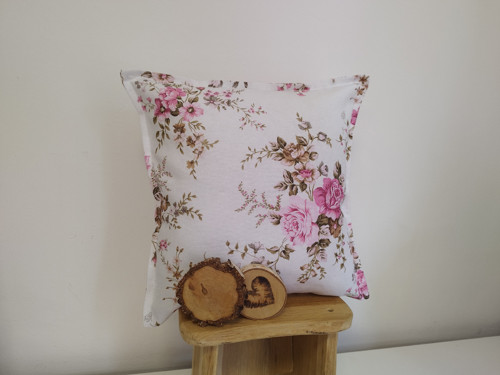 Povlak na polštářek RŮŽIČKY NA BÍLÉ 40*40cm