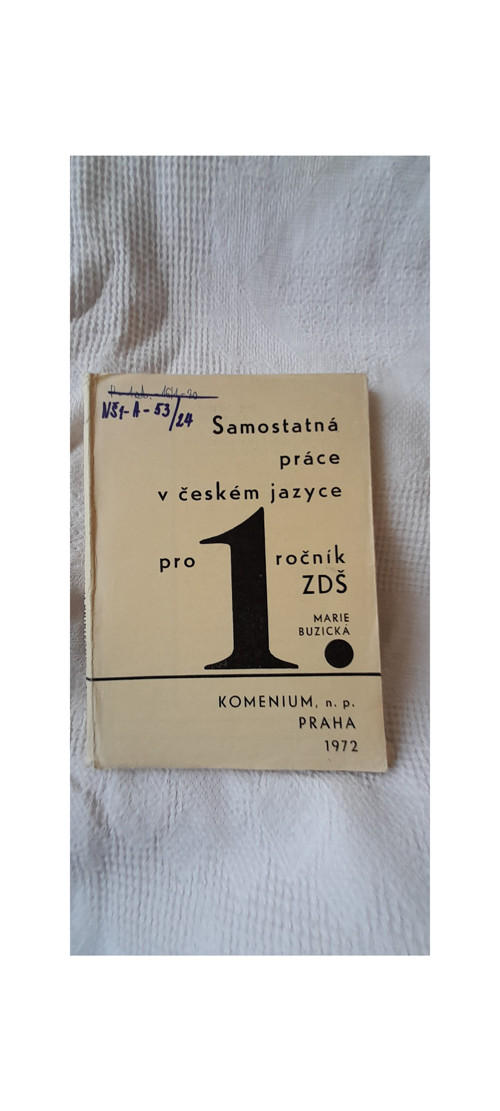 Samostatná práce v českém jazyce