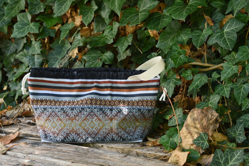 Taštička na projekty - project bag - Peru - I