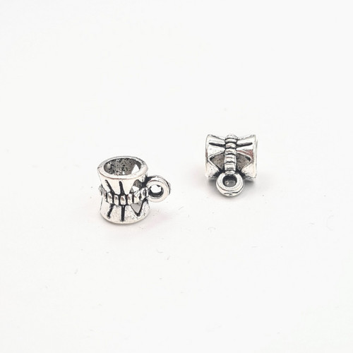 Očko na přívěsek 7x7 mm, 5 ks