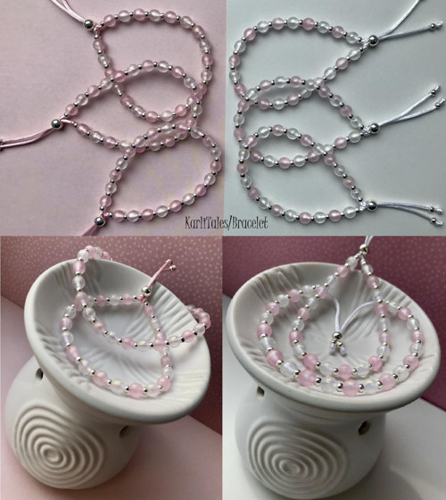 Náramek - White-Pink Twinkle — foto 1