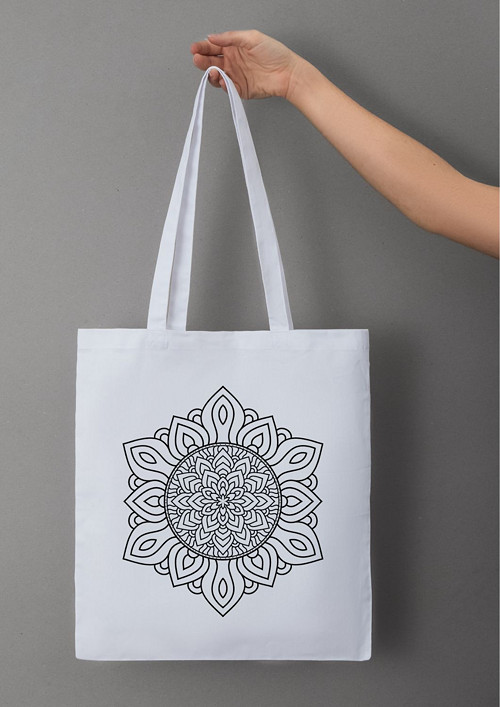 Vybarvi si - taška k dotvoření "Mandala"