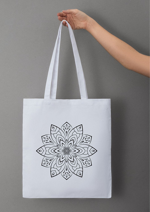 Vybarvi si - taška k dotvoření "Mandala 3"