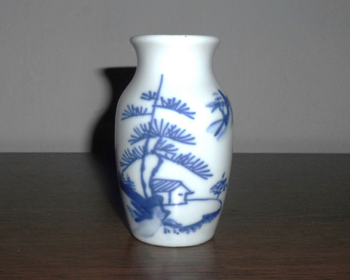 Porcelánová VÁZIČKA, ruční malba