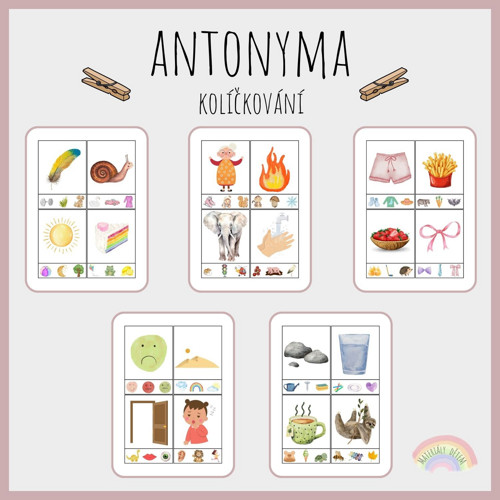 Antonyma, kolíčkování — foto 1