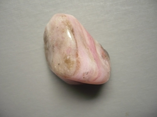 Tromlovaný – růžový opál XL 37 mm, č.23f