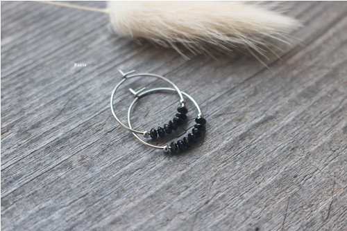 Circulus atra mini (nerez ocel, spinel) — foto 1