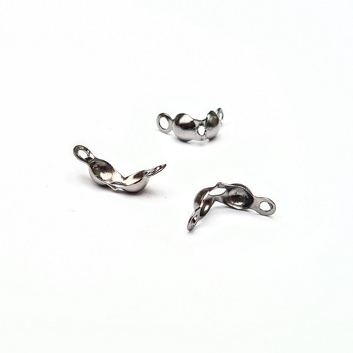 Kalota 2 očka 4x8 mm, gunmetal, 100 ks