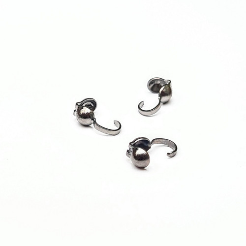 Kalota s háčkem 8 mm, gunmetal, 100 ks