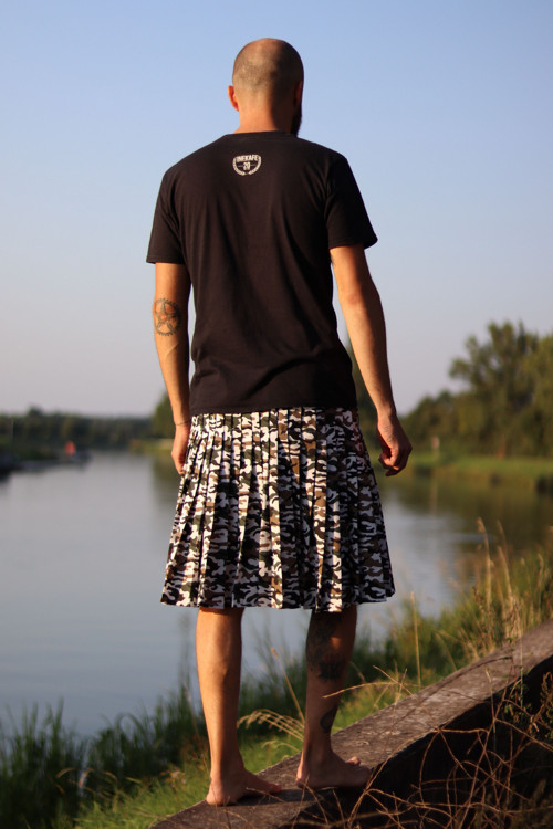 Pánská bavlněná sukně- maskáč — foto 1