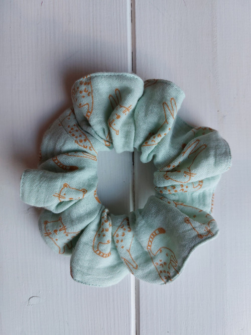 Scrunchie mušelínová SLIM — foto 1