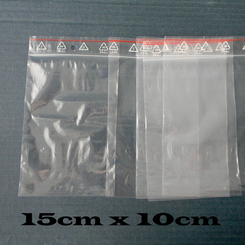 ZIP sáčky - 15cm x 10cm - 10ks — foto 1