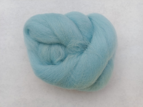 Vlna Merino Modrá Aquamarinová, jemně česaná