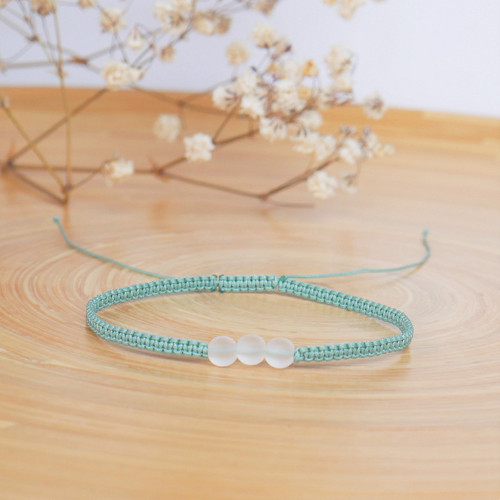 Shamballa náramek Lovely // matný křišťál