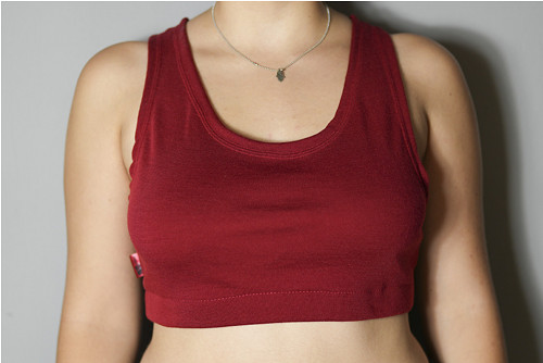 Merino top - podprsenka