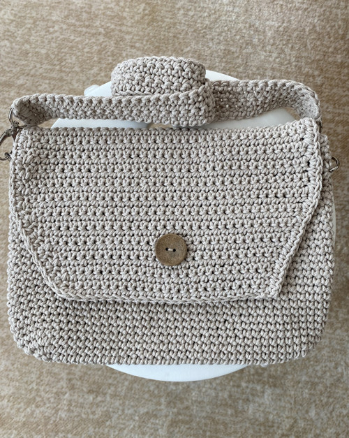 Crossbody kabelka béžová