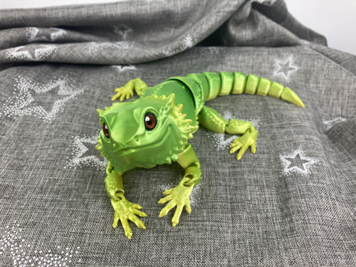 Agama vousatá L - 27 cm, 3D tisk — foto 1