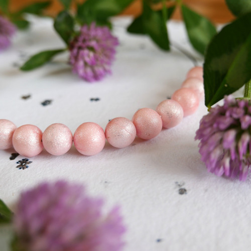 Korále Rosegold — foto 1