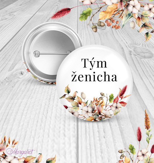 Placka Tým ženicha SK32