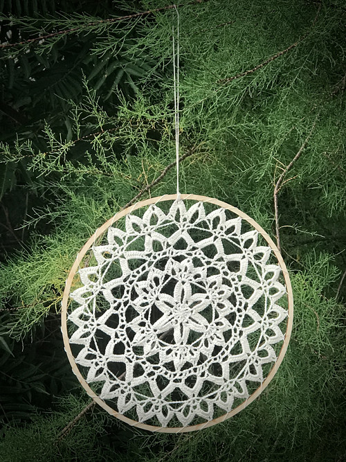 Háčkovaná mandala — foto 1