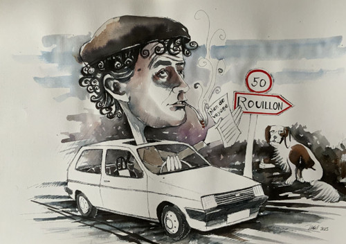 Karikatura A3/A4 podle Vaši fotografie/barevná