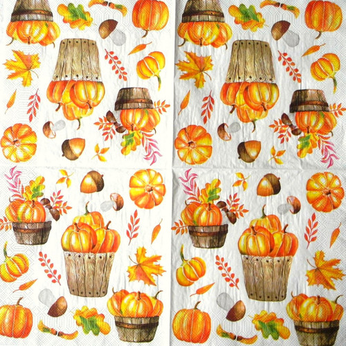 Halloweenské tykvičky-ubrousek