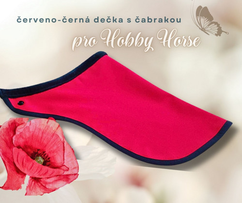 Deka softshellová červená s černým lemem — foto 1