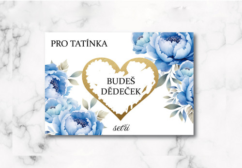 Stírací karta pro budoucího dědečka II.