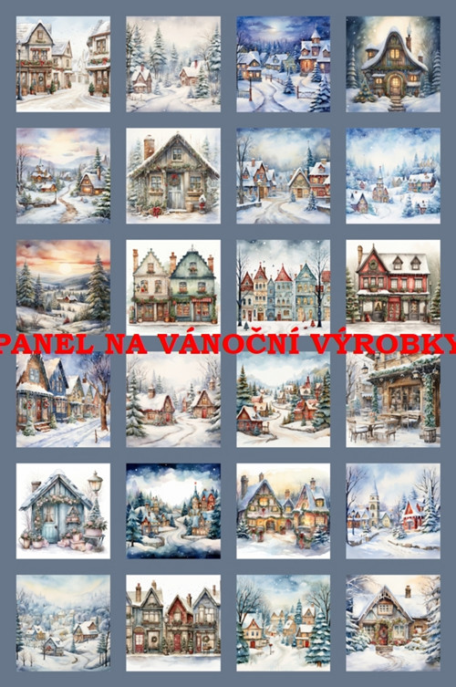 Bavlněný panel 40 x 60 cm