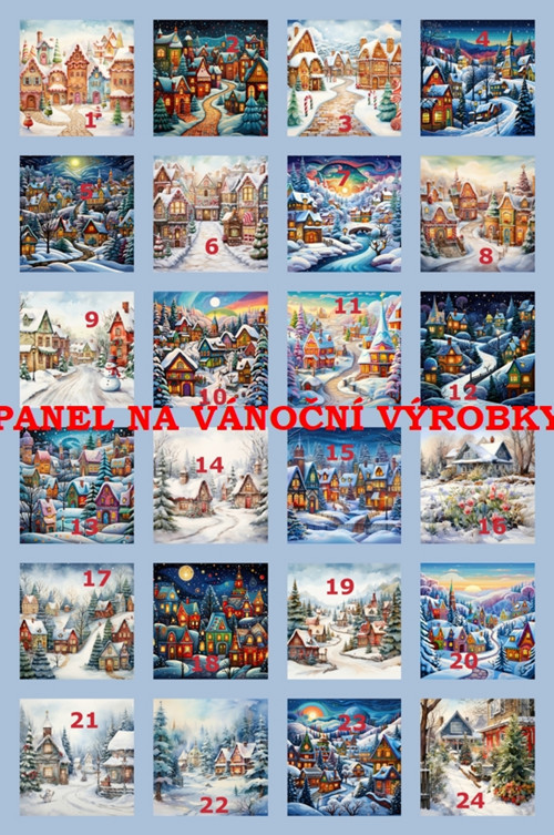 Bavlněný panel 40 x 60 cm