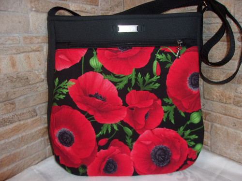 Vlčí máky - velká crossbody — foto 1