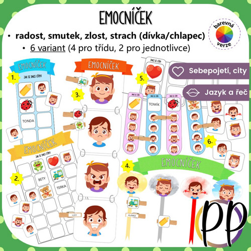 Emocníček - emoce pro předškolní děti (PDF)