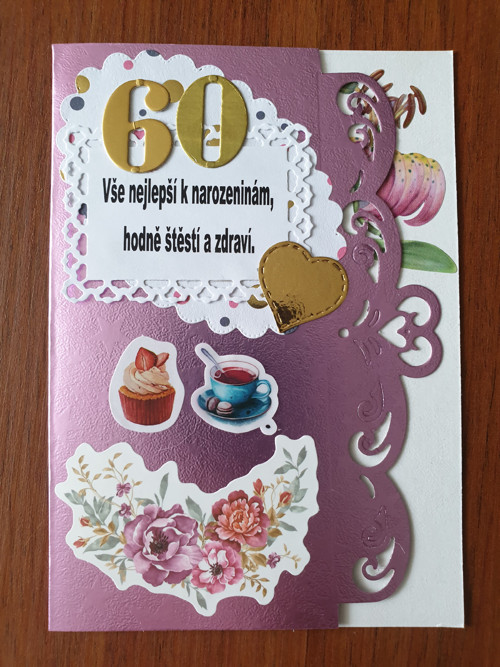 Přání k 60 narozeninám