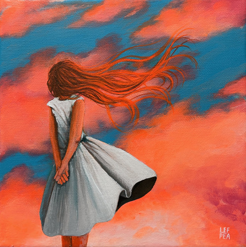 Just breathe - 20x20cm — foto 1