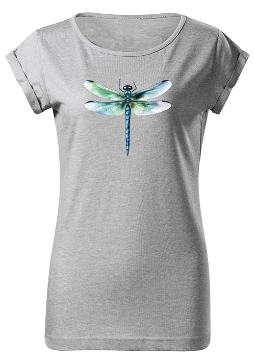 Dámské tričko "Watercolor dragonfly"