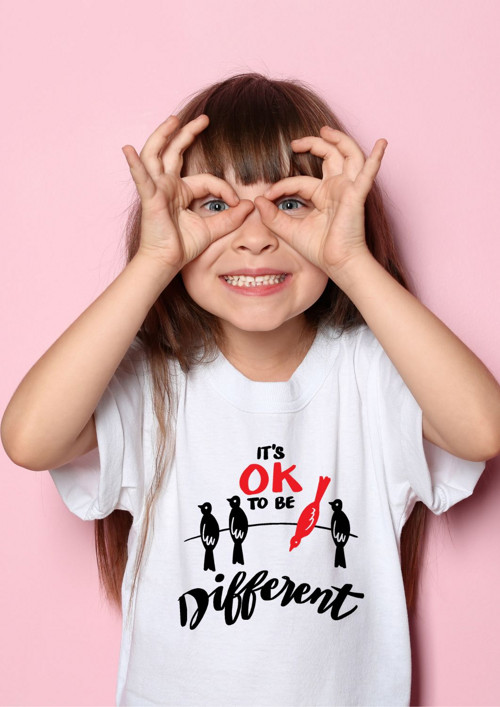 Dětské tričko "It's OK to be different" — foto 1