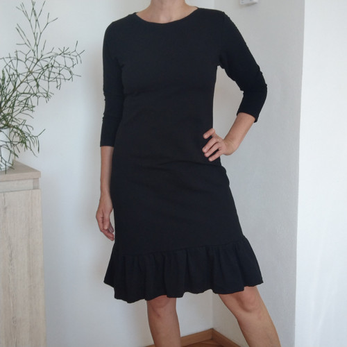 Šaty s volánem vel. XS-XL