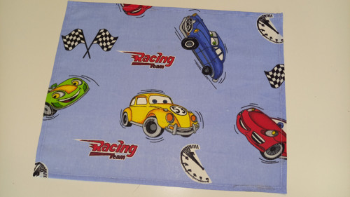 Školní jídelní ubrousek látkový - Auta Cars