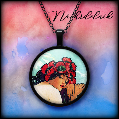 NÁHRDELNÍK - Alfons Mucha (60) — foto 1