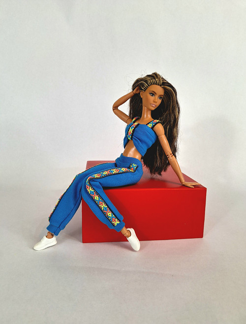 Barbie top na ramínka č-16