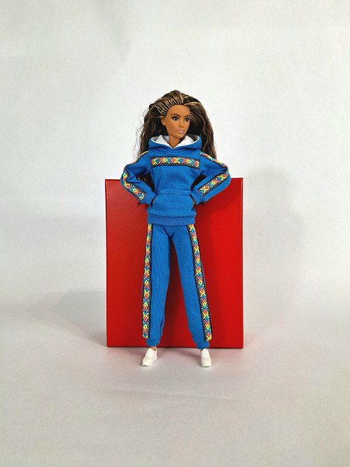 Barbie mikina klokanka s kapucí č-16