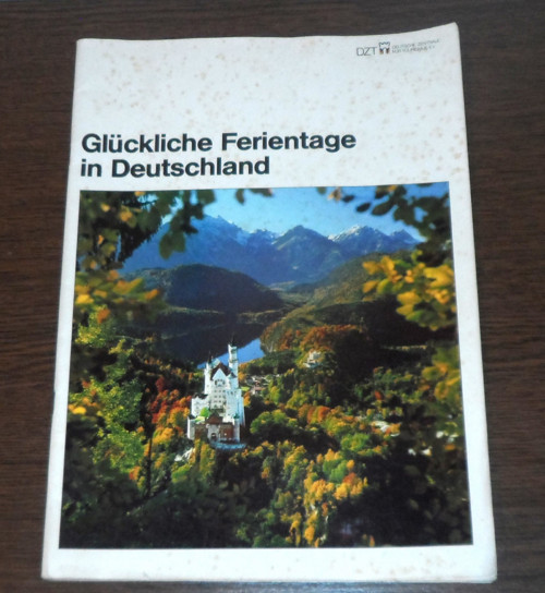 Reklamní BROŽURA, mapa • Deutschland / Německo