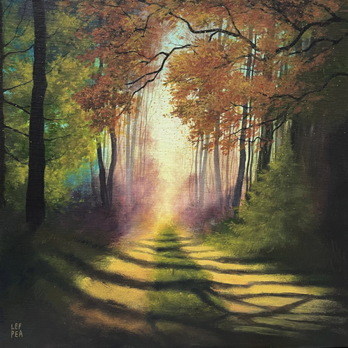 Lesní ticho - 30x30cm — foto 1